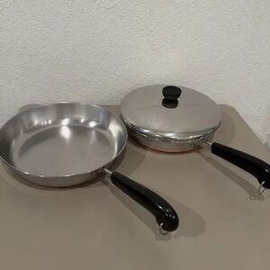 Stainless Steel Cookware Set with Black Handles